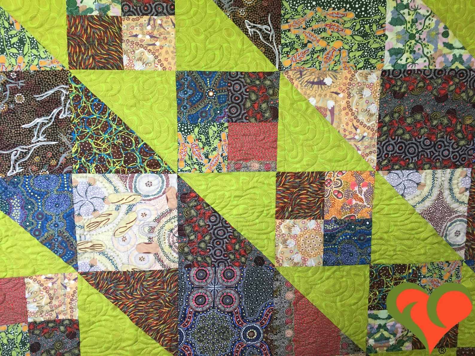 Aboriginal Fabrics WIld Rover Quilt-Comfort Quilt-Throw Quilt ...