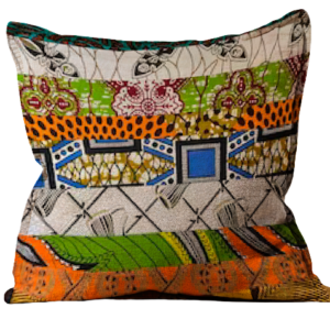 Custom Decorative 18 Inches Square Pillow Cover. African Print Fabric. Various Ankara Cotton Fabrics. Colorful.