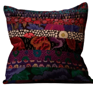 Custom Decorative 18 Inches Square Pillow Cover. Kaffe Fassett Fabrics. Purple Theme. One of a Kind Pillow Cover