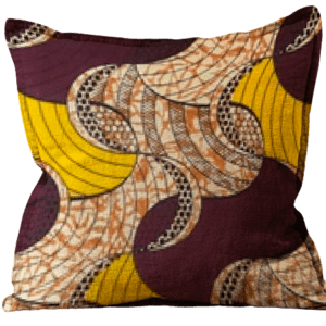 Custom Decorative 18 Inches Square Pillow Cover. African Print Fabric. Ankara Cotton Fabrics. Colorful Pillow Cover