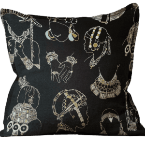 African Print Fabric. Shamash & Sons Tribal Cotton Fabric Pillow cover