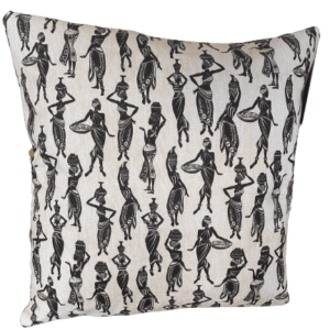 Custom Decorative 18 Inches Square Pillow Cover. African Themed Fabric by Timeless Treasure. Fabrique Innovations Fabric.