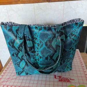 Gorgeous Designer Burmese Python Snake Faux